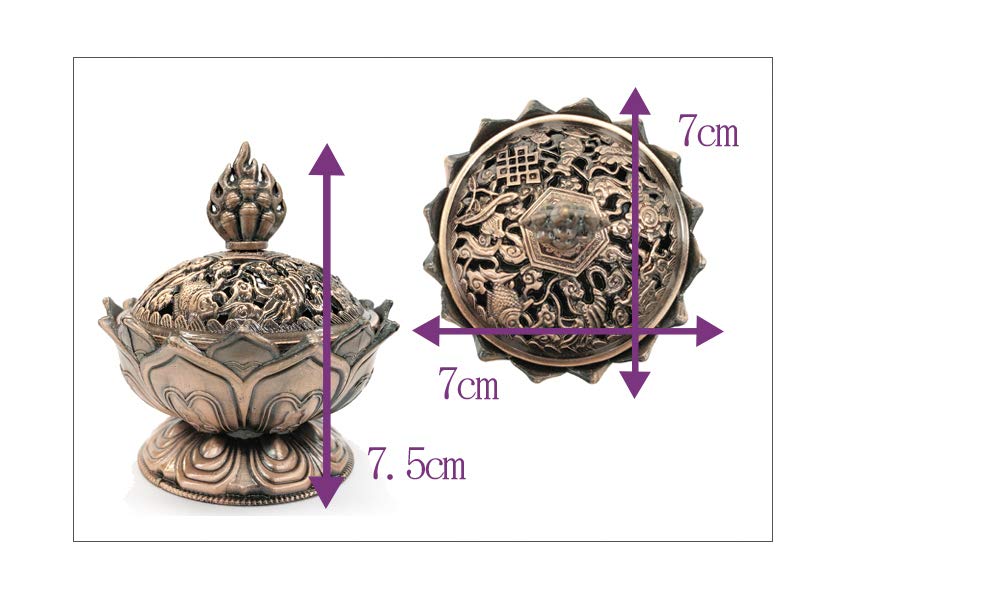 Amazon｜香炉 鉄 鉄器【 赤銅色 】 線香立て お香 スタンド 仏壇 小物